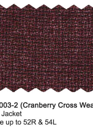 B66003-2-Bertolini Jacket-Cranberry Crossweave