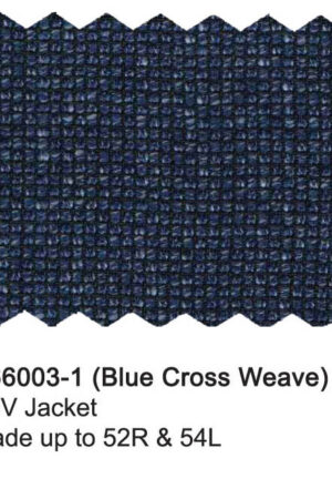 B66003-1-Bertolini Jacket-Blue Crossweave