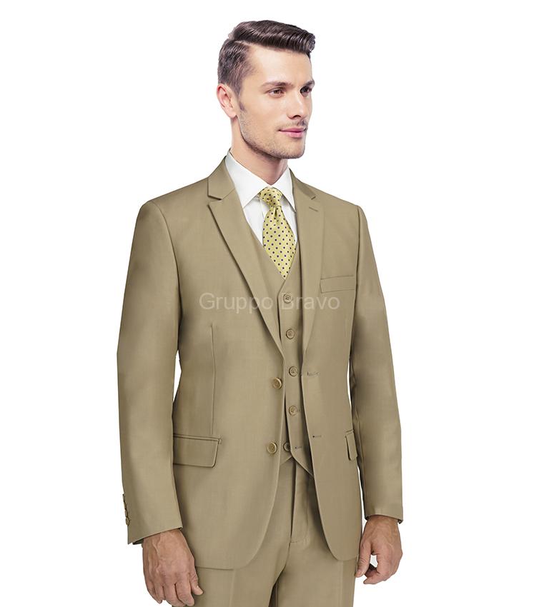 Giorgio Fiorelli Suit Men's Solid Brown Suit