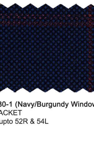 M78780-1-Mantoni Wool Jacket-Navy Burgundy Windowpane